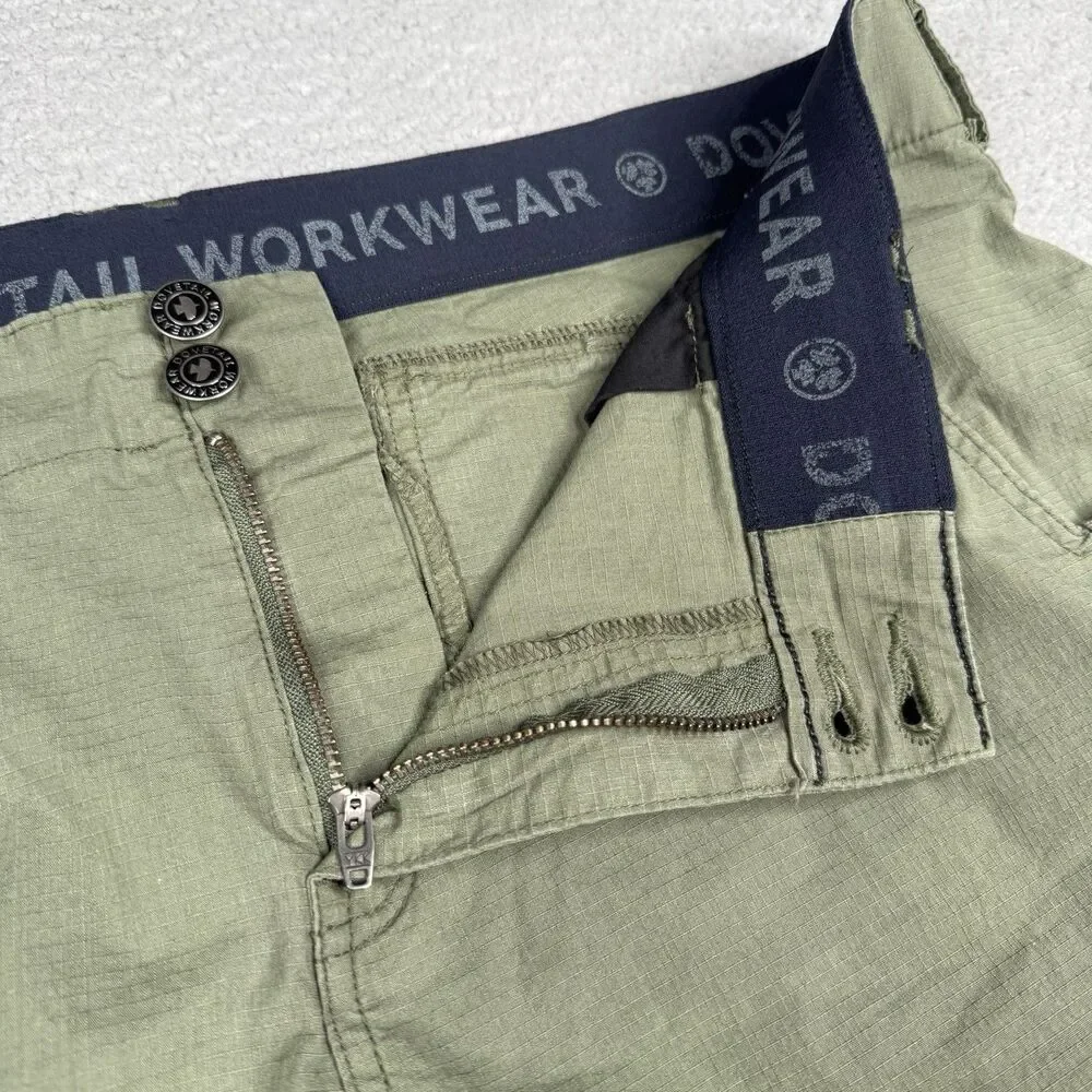 Dovetail Workwear Shorts Womens 16x11 Green Day Construct Ripstop Utility Cargo